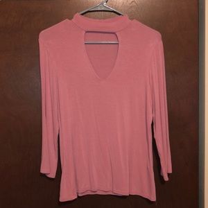 Long sleeve pink shirt!